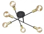 TRIO 606700632 Cross Deckenleuchte 6x40W E27