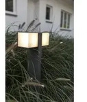 Lutec 7193801118 LED rotierenden Au&szlig;enstehleuchte Cuba 1x23W | 3000K | IP54 - 2x