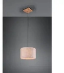 TRIO 302100130 Pendelleuchte Elmau 1x60W | E27 | IP20 - Nickel mit wei&szlig;