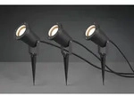 TRIO Set 800260342 3er Set Spotleuchten Ubangi 3x28W | GU10 | IP65 - Erdspie&szlig;leuchte