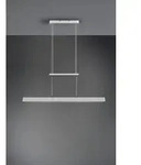 Trio R32043105 LED H&auml;ngende Deckenleuchte Paros 1x21w + 55w | SMD | 3000lm + 1500lm