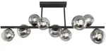 Globo 56133-9D LED Deckenleuchte Riha 9x3W | 720lm | G9 | 3000K - Schwarz, Rauch
