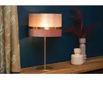 Lucide 10509/81/66 EXTRAVAGANZA TUSSE Tischleuchte H500mm | 1xE14 - Rosa, Gold