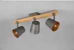 Trio 801900367 Spotleuchte Bell 3x25w | E14 - Holz, Nickel