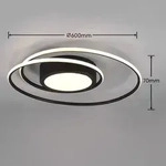 Trio 672310232 LED-Deckenleuchte Yava 1x56w | 6800lm | 2700-6000k -...