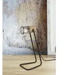 TRIO 504300132 Tischlampe Tosh 1x15W | E14 | IP20 - Kabelschalter, schwarz und...