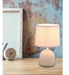 Trio R50802644 Malu 1x40w Tischlampe | E14 - Kabelschalter, Beige