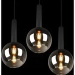 Trio 310390332 abgeh&auml;ngte Deckenleuchte Clayton 3x28W | E27 -...