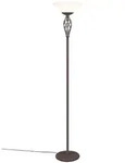 Trio 401000224 Stehleuchte Leuchte Rustica 2x60w | E27 - Fu&szlig;schalter, Rost