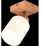 Trio R81111030 Wandleuchte Assam 1x25W | E14 - Holz, wei&szlig;