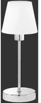 Trio 595700106 Tischleuchte Luis II 1x40W | E14 - Ber&uuml;hrungsschalter, Chrom,...