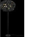 Trio R40463032 Stehleuchte Leavy 3x28W | E14 - Fu&szlig;schalter, schwarz, gold