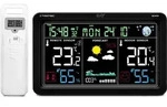 Trotec Digitale Funkwetterstation und Klimamonitor mit Au&szlig;ensensor BZ29OS