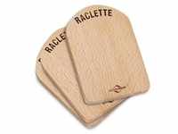Raclette Brettchen Holz 4er Set
