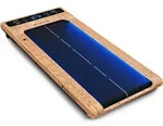 Sportstech Walking Pad sWalk, Platzsparendes Laufband Holzoptik hell, bis 6 km/h,