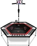 Sportstech Fitness Trampolin HTX100, mit Faltfunktion, bodenschonende & gummierte