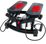 Sportstech Stepper STX300, 2-in-1-Ger&auml;t mit Widerstandsseilen, rutschfesten Pedalen
