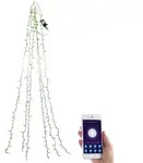 WLAN-Tannenbaum-&Uuml;berwurf-Lichterkette mit App, 6 Girlanden, 240 LEDs