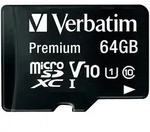 Premium microSDXC-Speicherkarte 64 GB, 90 MB/s, Class 10, U1