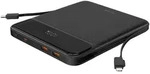 Ultra-Slim-Powerbank, 120W, 20.000mAh, PD, Display, USB-Ports & Kabel