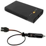 3in1-Kfz-Starthilfe und USB-Powerbank mit LED-Leuchte, 15.300 mAh