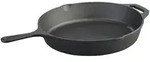 Gusseisen-Pfanne mit 6 cm hohem Rand, &Oslash; 30 cm, pre-seasoned