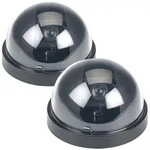 2er-Set &Uuml;berwachungskamera-Attrappen Dome-Form