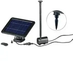 Teich- und Springbrunnen-Pumpe mit 2-Watt-Solarpanel und Akkubetrieb