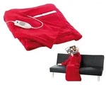 Fleece-Kuschel-Heizdecke mit &Auml;rmeln