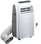 Mobile Monoblock-Klimaanlage mit Entfeuchter, 9.000 BTU/h, 2.600 Watt
