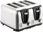 Edelstahl-Toaster f&uuml;r 4 Scheiben, 1300 W