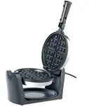 180&deg; Drehbares Waffeleisen f&uuml;r Belgische Waffeln, Edelstahl, 1.000 W