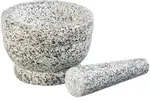 Robuster M&ouml;rser mit St&ouml;&szlig;el aus nat&uuml;rlichem Granit, &Oslash; 14 cm