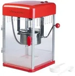 Profi-Retro-Popcorn-Maschine "Cine" mit Edelstahl-Topf im 50er-Stil