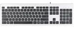 USB-Voll-Tastatur, Super-Slim mit Scissor-Tasten, Ziffernblock, flach