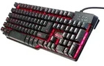 Halbmechanische USB-Gaming-Tastatur, 7-farbig beleuchtet, wasserfest