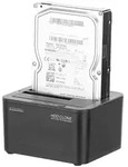 USB-3.0-Dockingstation f&uuml;r SATA-Festplatten & -SSDs, mit Klon-Funktion