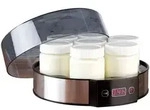 Joghurt-Maker mit Zeitschaltuhr, 7 Portionsgl&auml;ser je 190 ml, 20 Watt