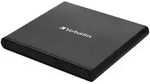 Externer DVD-Brenner, M-Disc-kompatibel, USB 2.0, Slimline, schwarz