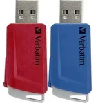 2er-Pack USB 3.2-Sticks, je 32 GB, 80 MB/s lesen, 25 MB/s schreiben