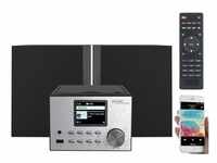 Micro-Stereoanlage mit Webradio, DAB+, FM, CD, Bluetooth, USB, 60 Watt