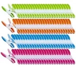 Extra starke W&auml;scheklammern mit Soft-Grip, 200 St&uuml;ck, in 4 Farben