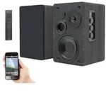 Aktives Stereo-Regallautsprecher-Set, Holz-Geh&auml;use, Bluetooth 5, 120 W