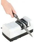 Elektrischer Profi-Diamant-Messersch&auml;rfer, Grob- und Feinschliff, 60 W
