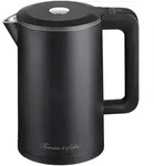 Edelstahl-Wasserkocher, Temperaturwahl, Warmhaltefunktion, LED, 1,5 l