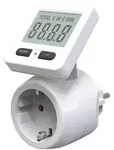 Digitaler Energiekostenmesser mit 180&deg; drehbarem Display, bis 3.680 W