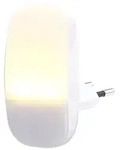 Kompaktes LED-Steckdosen-Nachtlicht, D&auml;mmerungssensor, 1 lm, 0,25 Watt