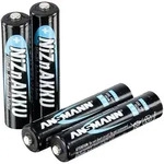 4er-Set Nickel-Zink-Akkus AAA Micro, 550 mAh / 900 mWh, 1,6 Volt