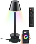 Smarte Outdoor-Tischlampe, RGB-CCT-LEDs, App, inkl. Fernbedienung