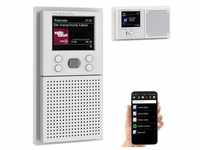 Unterputz-WLAN-Internetradio mit Bluetooth & Farbdisplay, DSP, App, 8W
